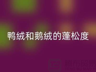鸭绒和鹅绒的蓬松度如何识别-米兰（中国）体育官方网站库存鸭绒-米兰（中国）体育官方网站库存鹅绒厂家
