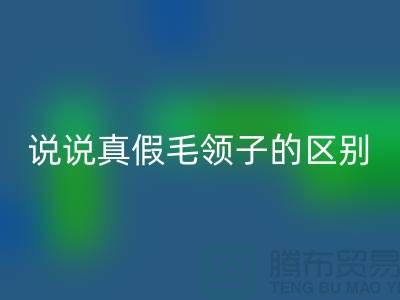 说说真假毛领子的区别,你别掉进坑里-长期大量米兰(中国)体育官方网站毛领毛条公司