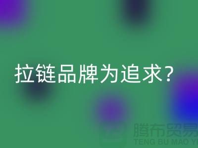 拉链品牌为追求？还是为时尚？_废铜拉链米兰（中国）体育官方网站公司