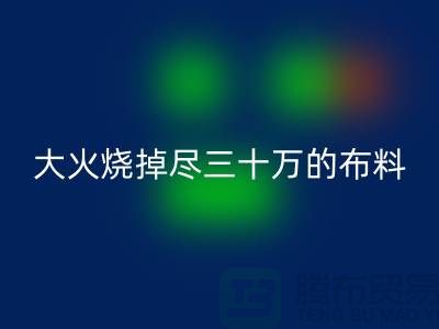 大火烧掉尽三十万的布料-该如何降低损失-库存布料米兰（中国）体育官方网站公司