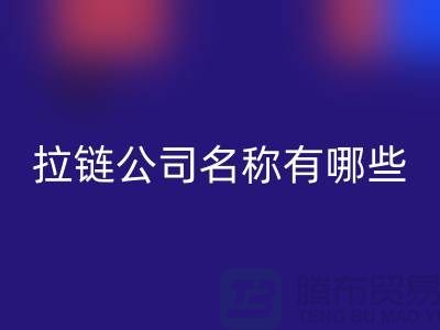 高价米兰（中国）体育官方网站库存拉链公司名称有哪些——义乌拉链米兰（中国）体育官方网站厂家