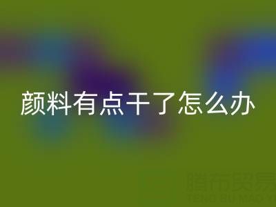 丙烯颜料有点干了怎么补救？可以加水吗？——库存颜料米兰（中国）体育官方网站公司专业解答